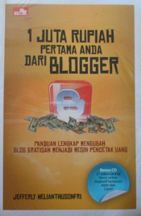 Image of 1 Juta Rupiah Pertama Anda dari Blogger