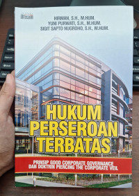 Image of Hukum Perseroan Terbatas : Prinsip Good Corporate Governance